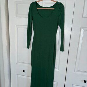 Bodycon Green knit dress